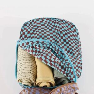 BAGGU trippy checker print storage cube